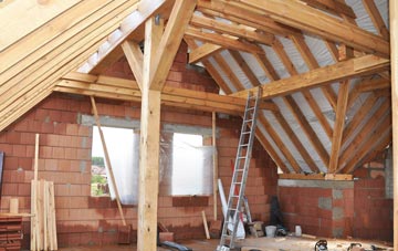 Uphill Manor attic trusses